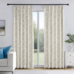 Deconovo Recycled Blackout Curtains, Pinch Pleat, 2 Panels - 1 of 4