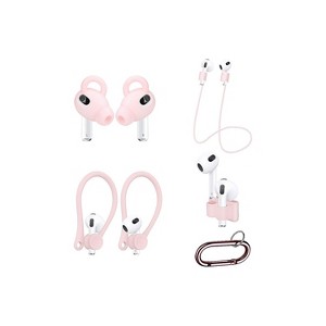 SaharaCase Silicone Accessories Kit for Apple AirPods 3 (3rd Generation) Pink (HP00099) - 1 of 4