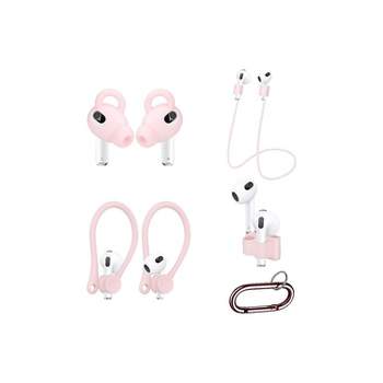 SaharaCase Silicone Accessories Kit for Apple AirPods 3 (3rd Generation) Pink (HP00099)