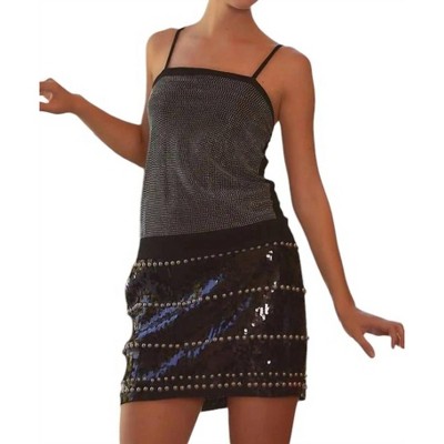 Women's Sparkle Rhinestone Cami Top - Main Strip