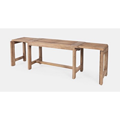 Bradford Extendable Solid Mango Wood Bench