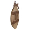 Northlight 17.25" Rustic Brown JOY Christmas Ornament Wall Sign - 2 of 3