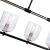 Artcraft Lighting Cheshire 5 - Light Island Pendant Light in  Black/Nickel - 4 of 4