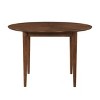 Comfort Pointe Bonito Round Dining Table Walnut Finish: Hardwood Veneer, 4-Seat, Transitional Style - image 3 of 4