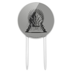 Game Of Thrones Iron Throne Icon Acrylic Cake Topper - 1 of 4