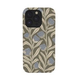 Alisa Galitsyna Bellflower Pattern Cream Olive Snap iPhone 14 Case - Society6 - 1 of 1