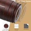 Unique Bargains Waterproof Wear-resistant PVC Material Wood Grain Tape - 3 of 4