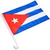 Okuna Outpost 12 Pack Cuba Car Flag with Window Mount Clip for Vehicle Patriotic Decor 12 x 17 in - 4 of 4