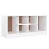 vidaXL Shoe Bench ALTA White 39.4 in.x13.8 in.x17.7 in. Solid Wood Pine - 2 of 4