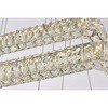 Elegant Lighting Monroe 3 - Light Pendant in  Chrome - 4 of 4