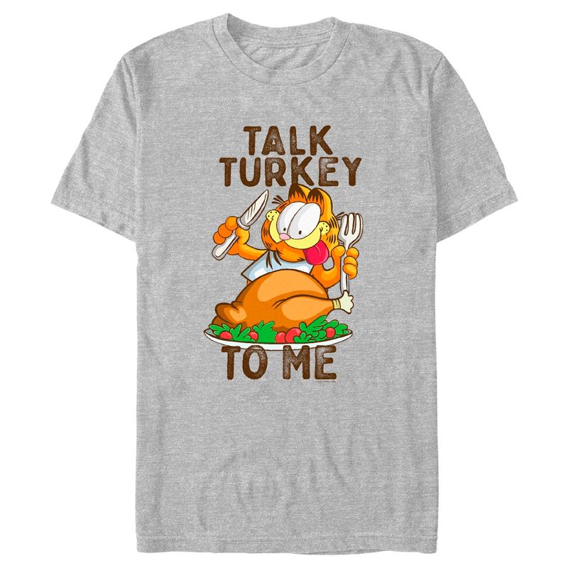 Men's Garfield Talk Turkey to Me T-Shirt, 1 of 6