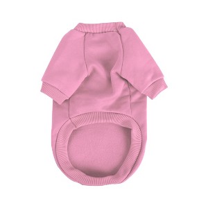 Unique Bargains Cotton Fleece Warm Comfortable Pet Hooded Sweatshirt - 1 of 4
