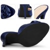 BLISSFUL STEP Women's Flower Open Toe Slip On Slide Sandals - 3 of 3