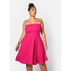 Rebdolls Women's Aurora Skater Midi Dress w. Pockets - 2 of 4