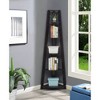 71" Newport 5 Tier Corner Bookshelf - Breighton Home - 2 of 3