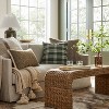 Herringbone with Frayed Edges Throw Pillow - Threshold™ designed with Studio McGee - 2 of 4