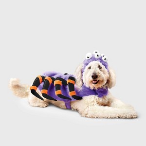 Spider Costume Dog and Cat Full Body Costumes - Boots & Barkley™ Purple - 1 of 4