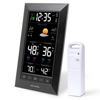 AcuRite Wireless Vertical Color Weather Station with Humidity Sensor