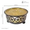 Sunnydaze All Star Galvanized Iron Bowl Fountain with LED Lights -  25.25" Diameter x 14.25" H - 3 of 4