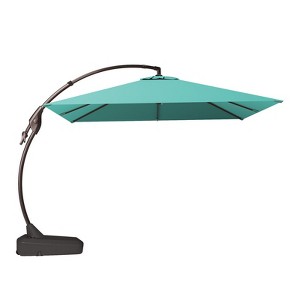 GRANDPATIO 9'10" Square Cantilever Sunbrella Umbrella - 1 of 4