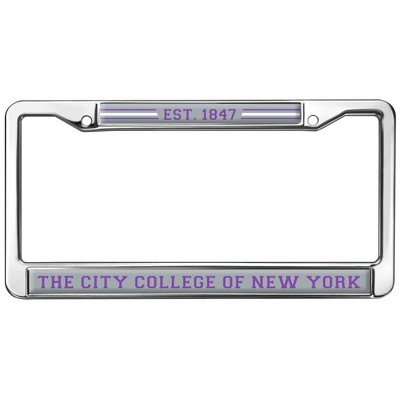 City College of New York Full Size Standard License Plate Metal Frame