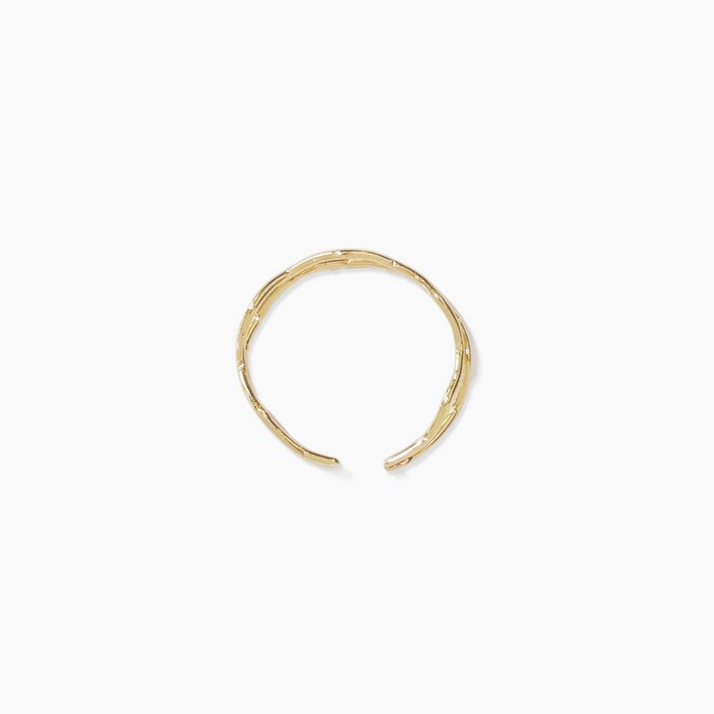 sanctuaire Twisted Bar Ring Gold, 2 of 4
