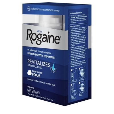 Rogaine Men&#39;s 5% Minoxidil Foam for Hair Regrowth - 2.11oz