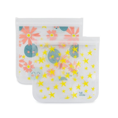 Full Circle Ziptuck Reusable Sandwich Set - Whimsical Moon