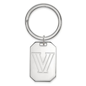 Black Bow Jewelry Sterling Silver Villanova Wildcats NCAA Key Chain - 1 of 3