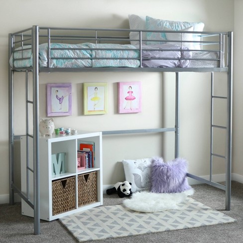 Twin Ise Metal Loft Bed Saracina, How To Put A Metal Loft Bed Together