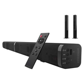 HyperGear SonicBoom 37-Inch 2-Channel 40-Watt Bluetooth 2-in-1 Detachable Sound Bar
