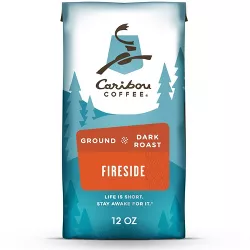 Caribou Coffee Fireside Dark Roast Ground Coffee - 12oz