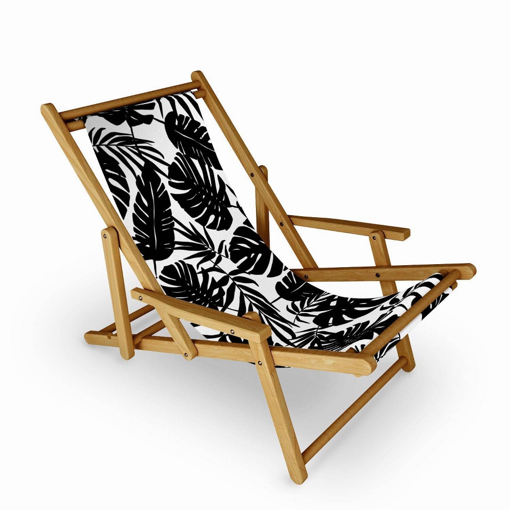 Photos - Garden Furniture Heather Dutton Urban Jungle White Sling Chair - Deny Designs: UV & Water-R