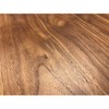 Madrona Burke Audrey Walnut Brown 20" End Table with Curved Top and Round, Slanted Legs - 3 of 4
