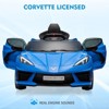 Kids Ride on Car, Licensed Corvette Battery Powered Car, 12V Toddles Electric Sports Car Toy with Remote Control - 4 of 4