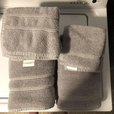 Aegean 100% Turkish Cotton 6 Piece Towel Set Charcoal, 500Gsm