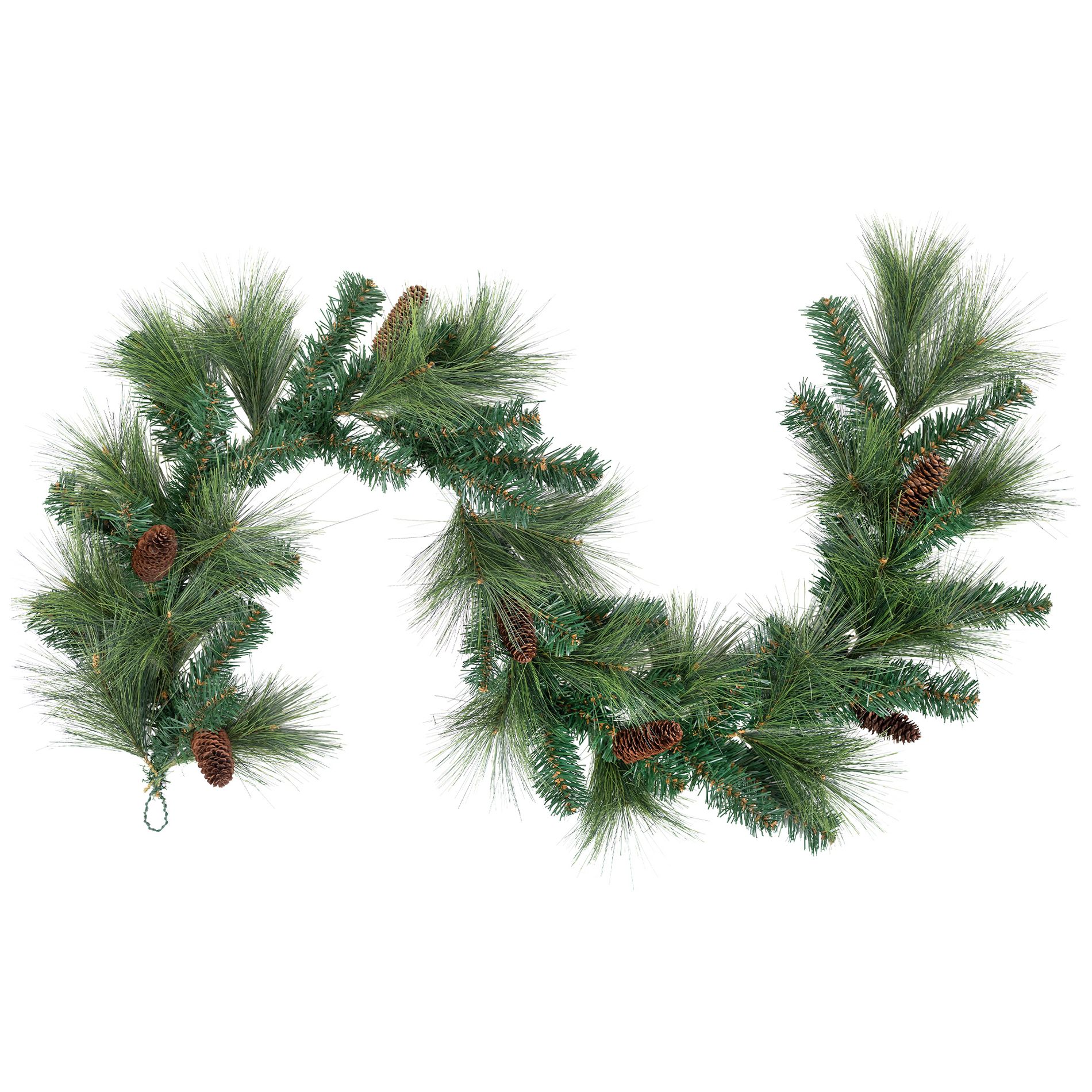 Northlight Mixed Pine and Pinecones Artificial Christmas Garland - 5.5' x 14" - Unlit