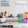 9000 BTU Mini Split AC 24 SEER2 Cools Up to 450 Sq.Ft,Mini Split AC/Heating System with Inverter & APP Control,230V - 4 of 4