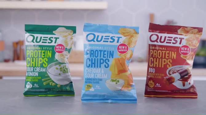 Quest Nutrition Protein Chips - BBQ, 2 of 8, play video