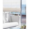 Chicology Sheer Roman Curtain Shade Pacific White - image 4 of 4