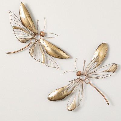 Decorative Tzedakah Box - Gilded Dragonfly Wings 2024