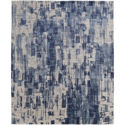 Eastfield Modern Abstract Blue/Ivory Area Rug