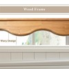 PexFix 31 in. W x 71 in. H Full-Length Wavy Solid Wood Framed Wall Mirror in Brown - 3 of 4