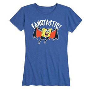 Women's - SpongeBob SquarePants - Fangastic Short Sleeve Graphic T-Shirt - 1 of 4
