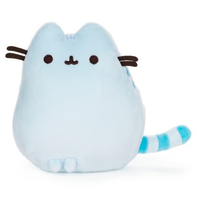 GUND Pusheen Sitting Pose Squisheen Stuffed Animal, Squishy Plush Toy - Blue