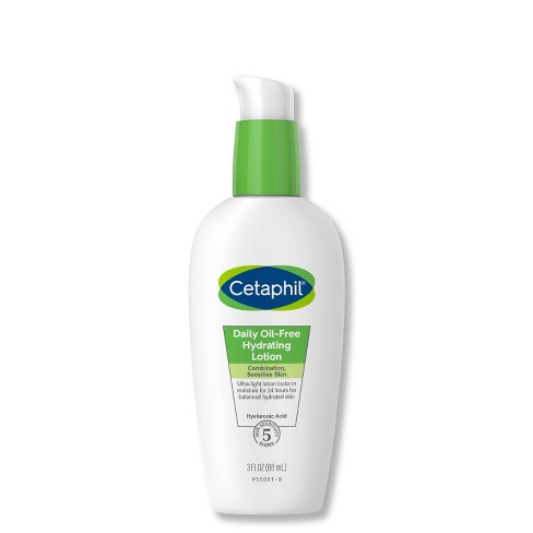 Cetaphil Oil-Free Hydrating Face Lotion with Hyaluronic Acid - 3 fl oz - image 1 of 4