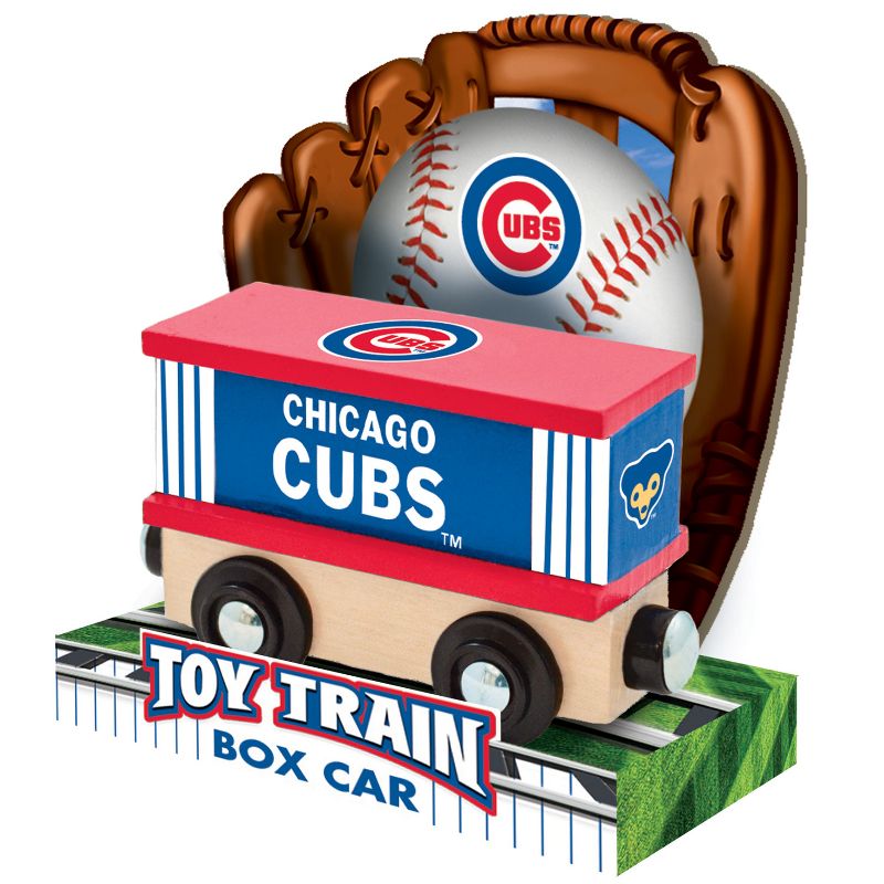 MasterPieces Wood Train Box Car - MLB Chicago Cubs, 4 of 6
