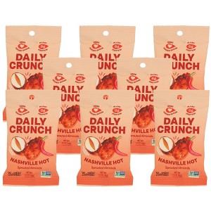Daily Crunch Nashville Hot Sprouted Almonds - Case of 8/1.5 oz - 1 of 4
