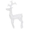 vidaXL Pre-lit Reindeer Christmas Decorations Set - 90 LED Lights, Weather-Proof Acrylic Material, Indoor-Outdoor Use, Warm White Glow - 4 of 4