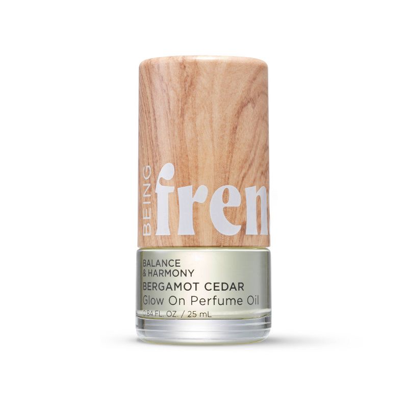 Being Frenshe Glow On Roll-On Fragrance with Essential Oils - Earthy Bergamot Cedar - 0.84 fl oz, 1 of 12